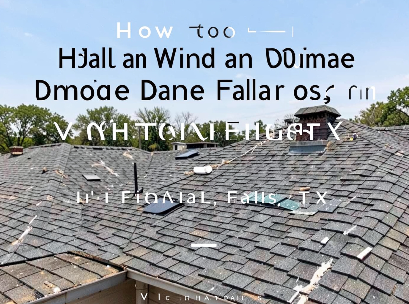 How to Spot Hail and Wind Damage on Roofs in Wichita Falls, TX